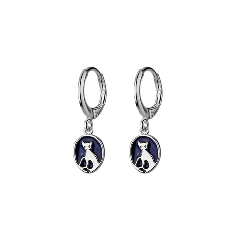 925 Sterling Silver Tassel Cat Piercing Stud Earrings For Women Girls Wedding Party Jewelry Pendientes eh467
925 Sterling Silver Tassel Cat Piercing Stud Earrings For Women Girls Wedding Party Jewelry Pendientes eh467