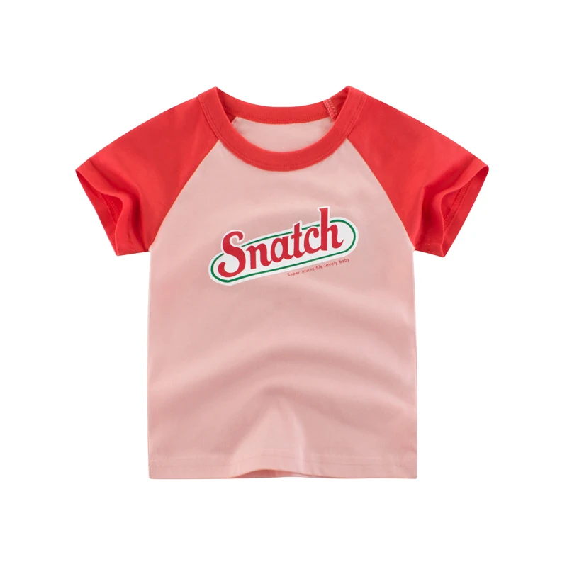 7plus1 2020 new pink color baby girl hot summer short sleeve T shirt cotton tee for kids
7plus1 2020 new pink color baby girl hot summer short sleeve T shirt cotton tee for kids