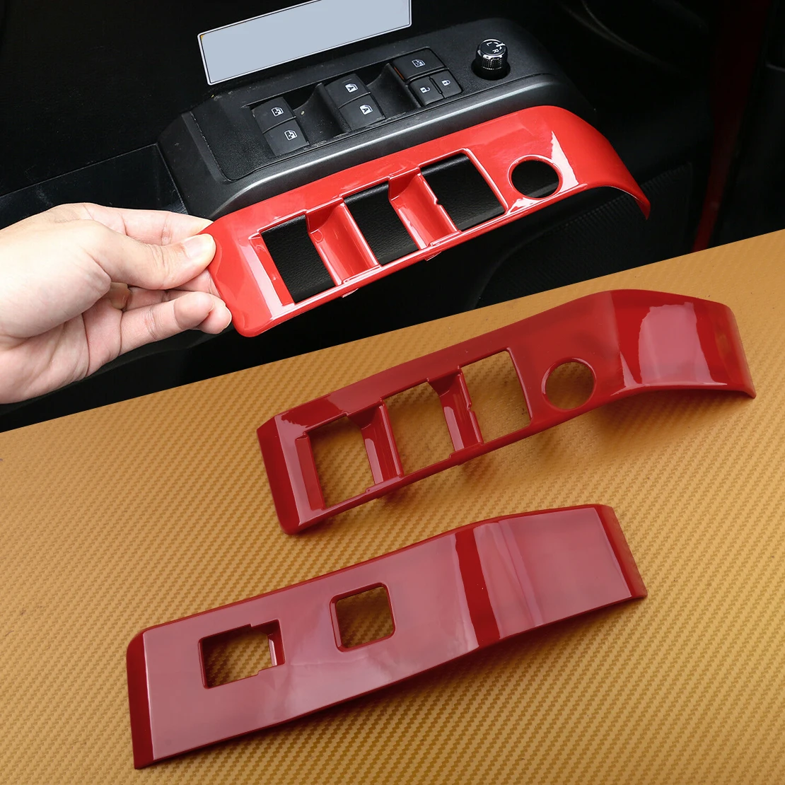 2 шт./компл. кнопки переключения передней Красной двери подлокотника и стеклоподъемника, декоративная крышка, подходит для Toyota Tacoma 2016 2017 2018 ... 
2 шт./компл. кнопки переключения передней Красной двери подлокотника и стеклоподъемника, декоративная крышка, подходит для Toyota Tacoma 2016 2017 2018 ...