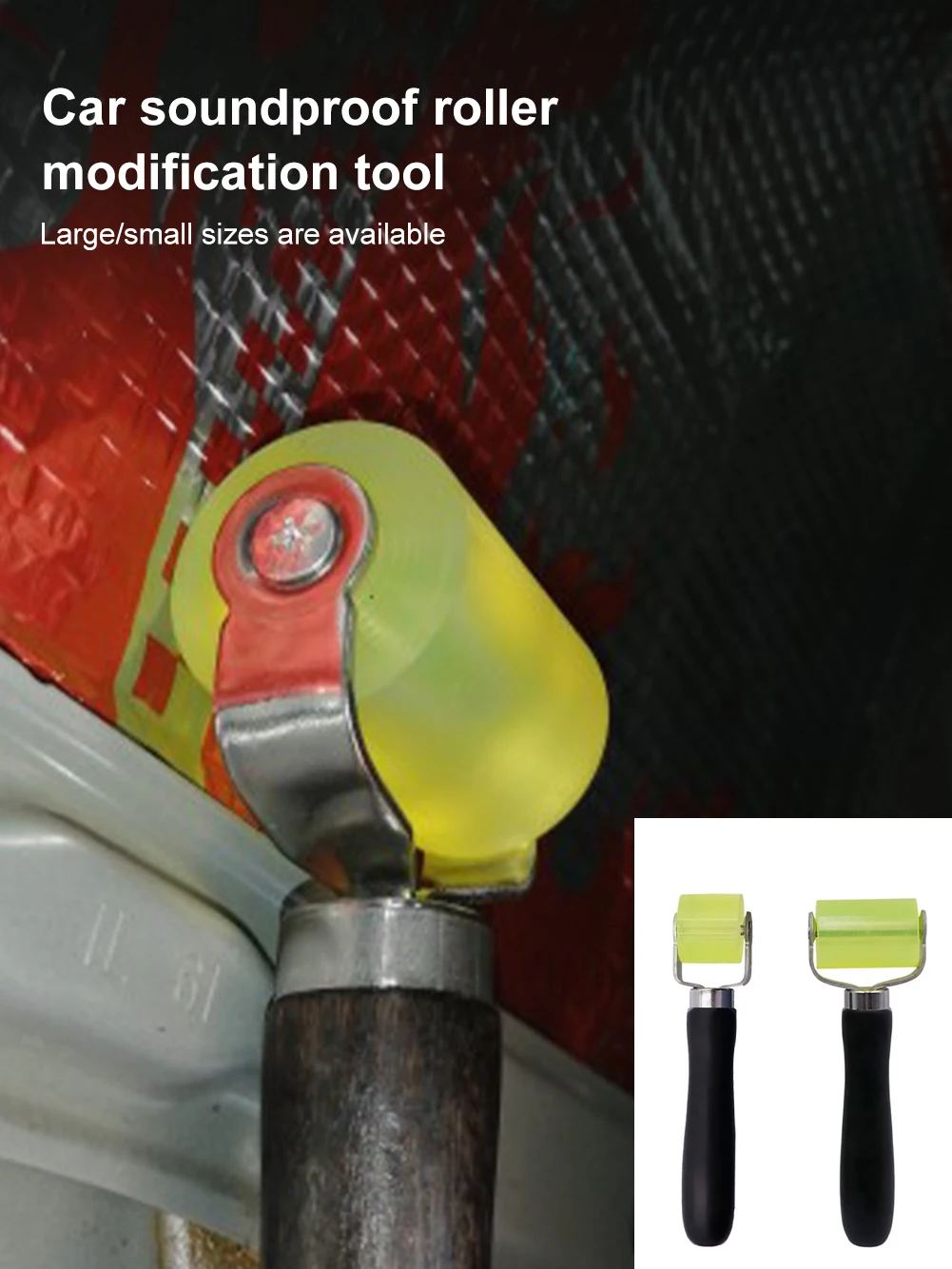 30mm/50mm Durable Car Sound Heat Deadener Application Rolling Wheel Roller for Sound Insulation Cotton Car Soundproofing Roller
30mm/50mm Durable Car Sound Heat Deadener Application Rolling Wheel Roller for Sound Insulation Cotton Car Soundproofing Roller