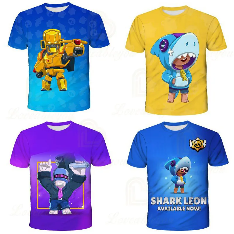 Cartoon Tops Browlers Shooting Game PRIMO 3D t shirts Boys Girls Baby Clothes Dynamike and Star, 6 To 19 Year Kids Leon Fashion
Cartoon Tops Browlers Shooting Game PRIMO 3D t shirts Boys Girls Baby Clothes Dynamike and Star, 6 To 19 Year Kids Leon Fashion
