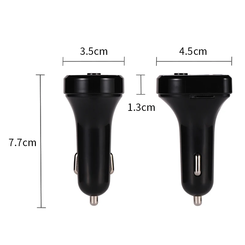 LED FM Transmitter Bluetooth 5.0 Car kit Dual USB Car Charger 3.1A 1A 2 Port USB MP3 Music Player for iphone for car U disk/TF
LED FM Transmitter Bluetooth 5.0 Car kit Dual USB Car Charger 3.1A 1A 2 Port USB MP3 Music Player for iphone for car U disk/TF