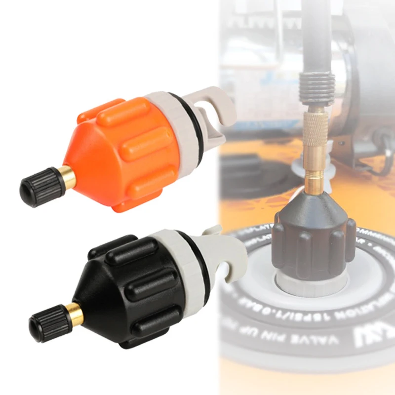 Air Valve Adapter Rowing Boat Pump Durable Wear-Resistant Air Valve Adapter Nylon Kayak Inflatable Pump Adapter for Sup Board
Air Valve Adapter Rowing Boat Pump Durable Wear-Resistant Air Valve Adapter Nylon Kayak Inflatable Pump Adapter for Sup Board