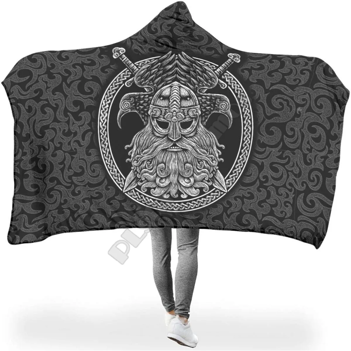 Viking Tattoo Hooded Blanket 3D Printed Cozy Soft Throw Blanket Adult Women Men Wearable Throw Blankets 03
Viking Tattoo Hooded Blanket 3D Printed Cozy Soft Throw Blanket Adult Women Men Wearable Throw Blankets 03