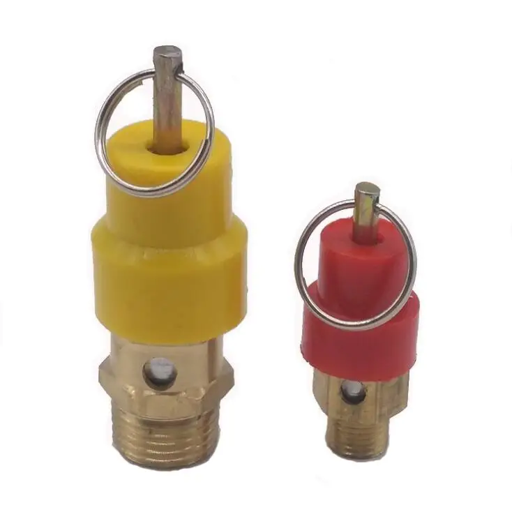 1/8" 1/4" 3/8" 1/2" 3/4'' Brass Safety Valve For Air Compressor 
1/8" 1/4" 3/8" 1/2" 3/4'' Brass Safety Valve For Air Compressor