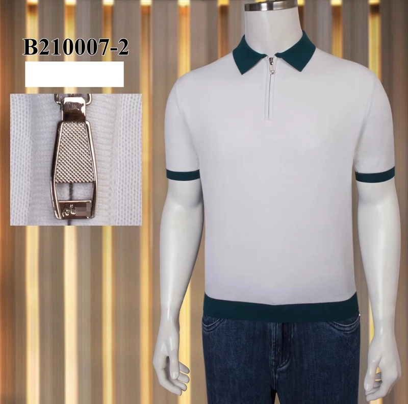 Billionaire polo shirt silk men 2021 New fashion Business summer short sleeve Comfortable high quality zipper big size M-4XL
Billionaire polo shirt silk men 2021 New fashion Business summer short sleeve Comfortable high quality zipper big size M-4XL