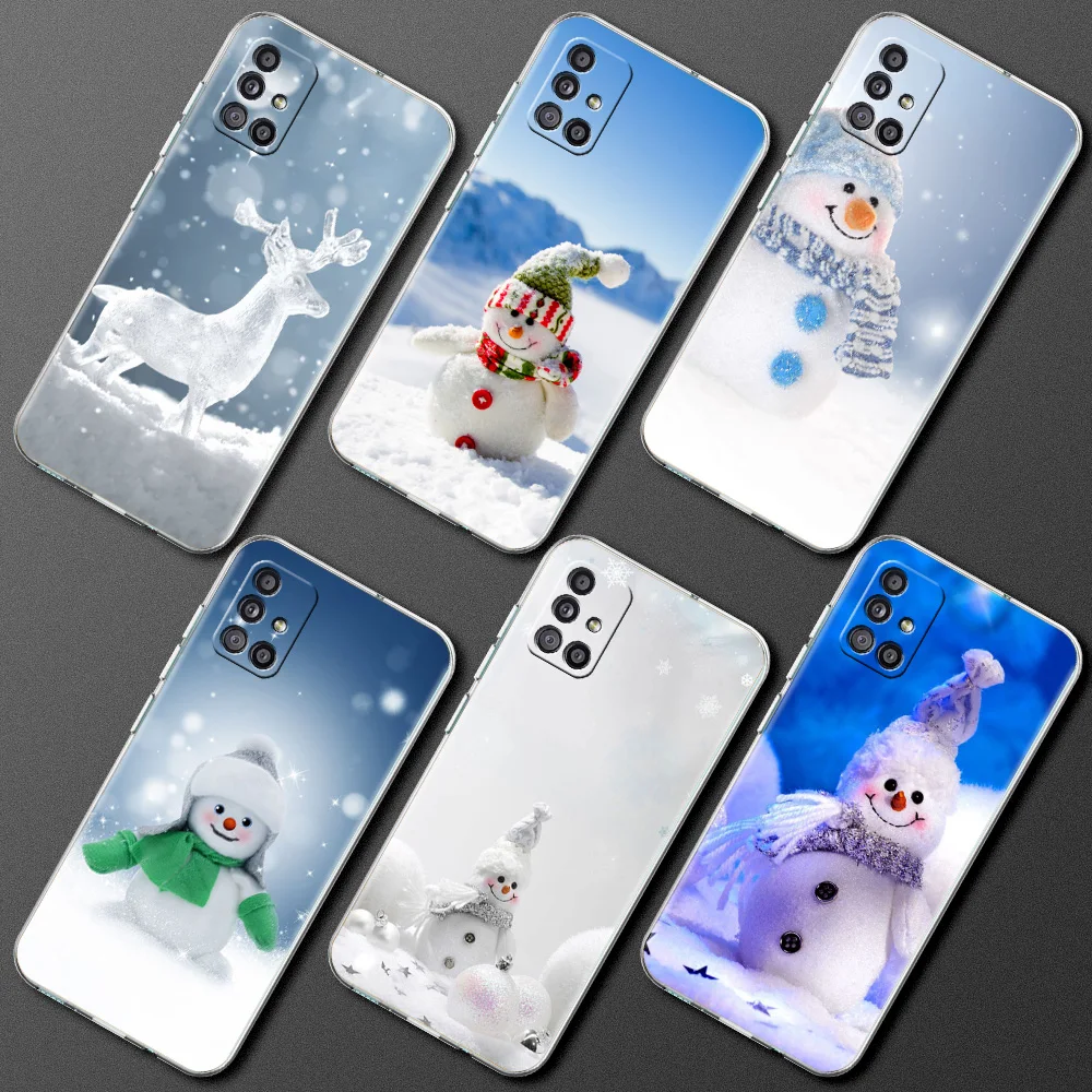 Christmas New Year Snowman Transparent Soft TPU Cover for Samsung Galaxy A51 A71 A41 A31 A21 A11 A01 M31 Phone Case Fundas Shell
Christmas New Year Snowman Transparent Soft TPU Cover for Samsung Galaxy A51 A71 A41 A31 A21 A11 A01 M31 Phone Case Fundas Shell