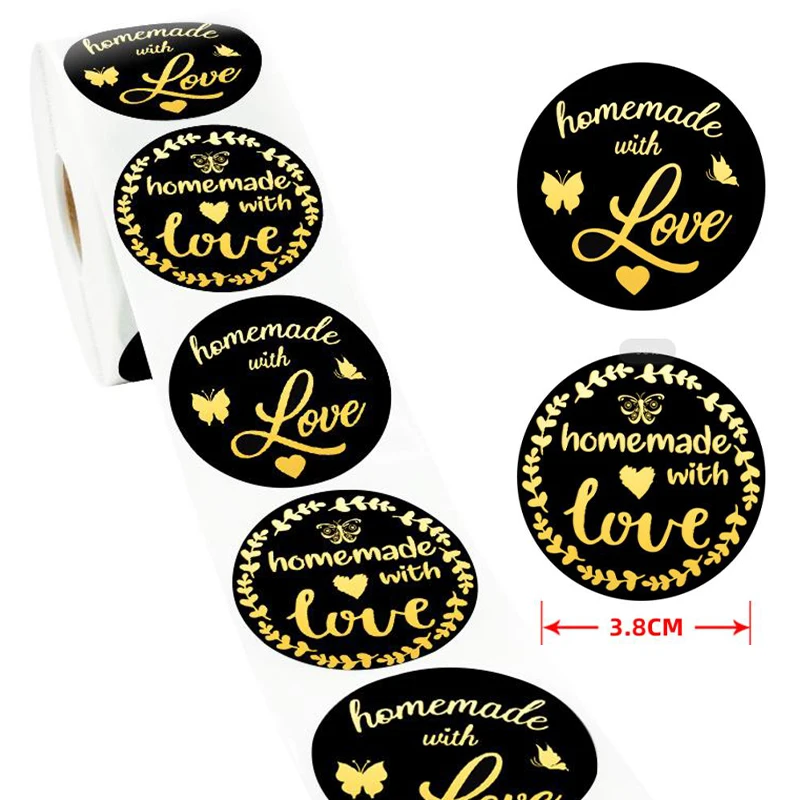 500pcs/roll Golden Thank You Stickers Handmade Sticker Circle Thank You for Your Order Seal Labels Sticker
500pcs/roll Golden Thank You Stickers Handmade Sticker Circle Thank You for Your Order Seal Labels Sticker