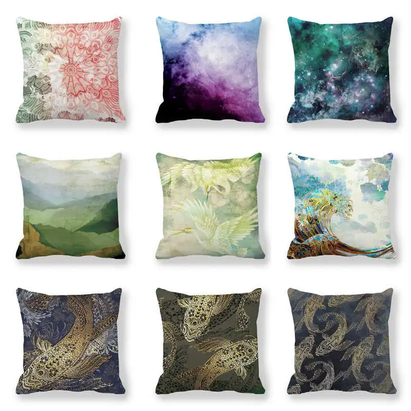 One Side Print Cushion Cover Vintage Geometric Polyester Pillow Cover for Home Sofa Seat Throw Covers Decorative 45x45cm
One Side Print Cushion Cover Vintage Geometric Polyester Pillow Cover for Home Sofa Seat Throw Covers Decorative 45x45cm