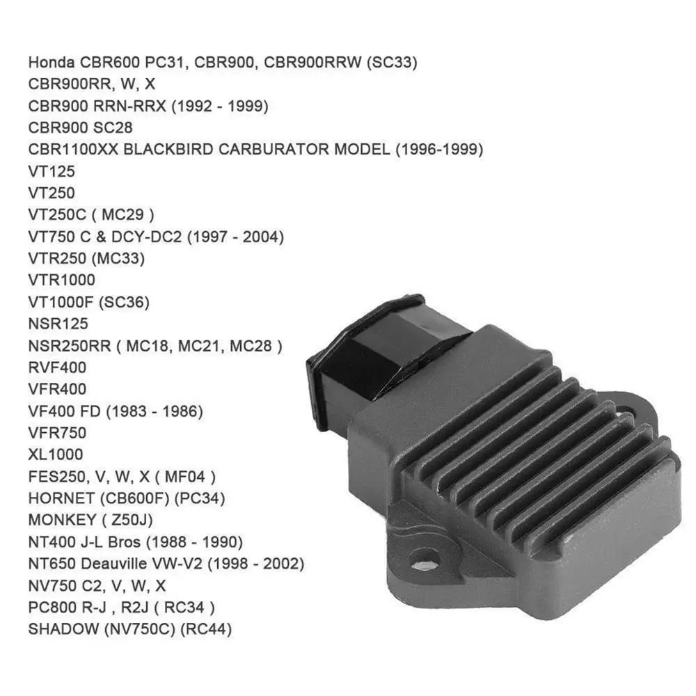 Выпрямительный регулятор с вилками для Honda VT750CD A/AB/AC Shadow Ace Deluxe 98-00, VT750CD2 A/AB/AC Shadow Ace Deluxe
Выпрямительный регулятор с вилками для Honda VT750CD A/AB/AC Shadow Ace Deluxe 98-00, VT750CD2 A/AB/AC Shadow Ace Deluxe