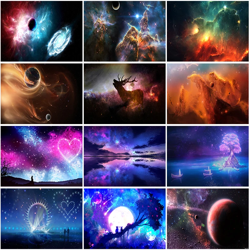 DIY 5D Painting With Diamond Full Round & Square Resin Mosaic Diamond Embroidery Cross Stitch Kits Wall Art Decor Night Sky
DIY 5D Painting With Diamond Full Round & Square Resin Mosaic Diamond Embroidery Cross Stitch Kits Wall Art Decor Night Sky