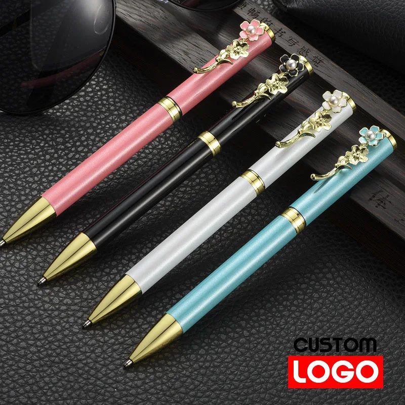 Metal Pearl Flower Pen Ballpoint Pen Gift Pen Sign Pen Customized Loud CD Text Engraving Four Colors Optional
Metal Pearl Flower Pen Ballpoint Pen Gift Pen Sign Pen Customized Loud CD Text Engraving Four Colors Optional
