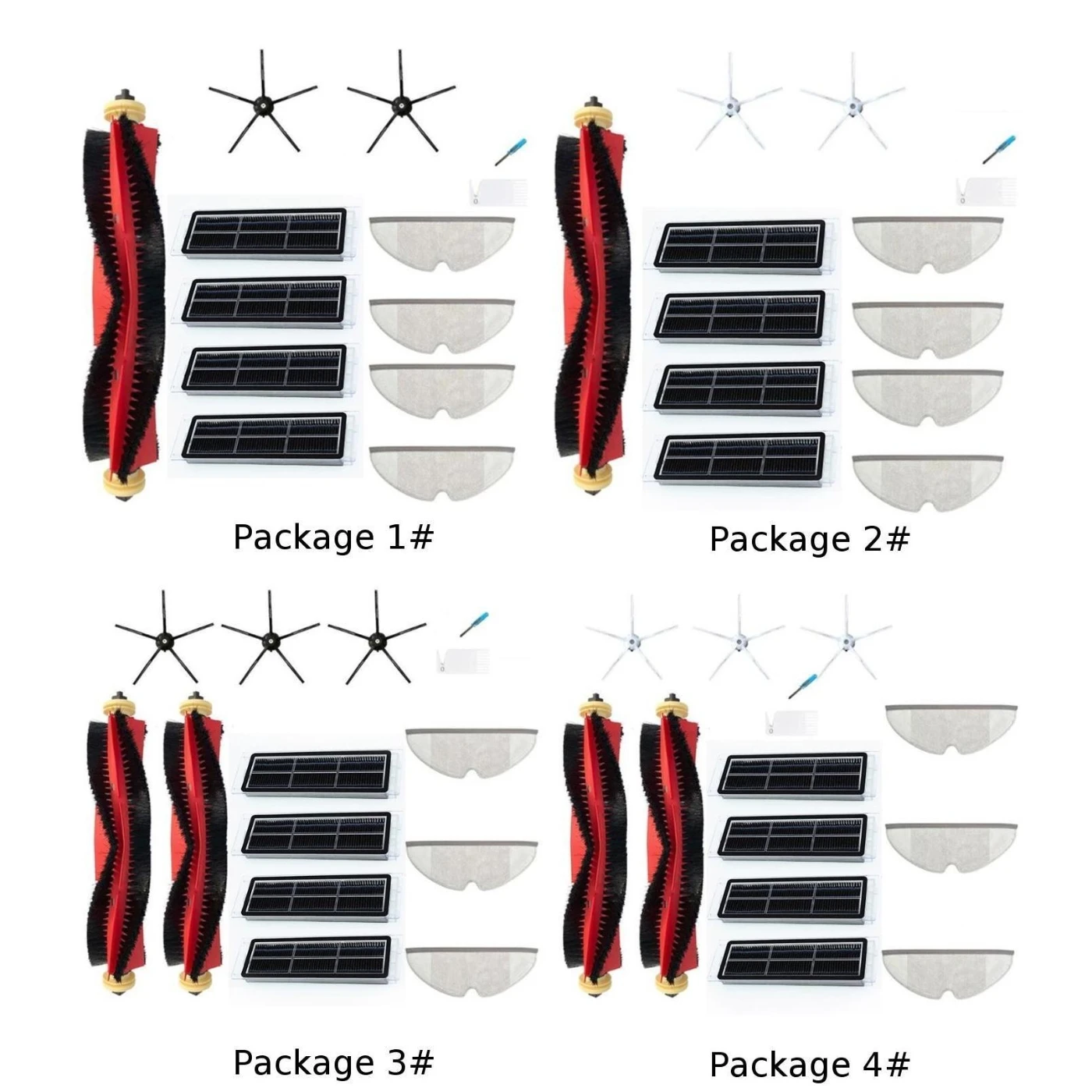 Brush Filter Kit For Xiaomi Roborock S5 MAX S50 S55 S6 E1-E3 Vacuum Cleaner Tools Robot Vacuum Cleaner Spare Parts
Brush Filter Kit For Xiaomi Roborock S5 MAX S50 S55 S6 E1-E3 Vacuum Cleaner Tools Robot Vacuum Cleaner Spare Parts