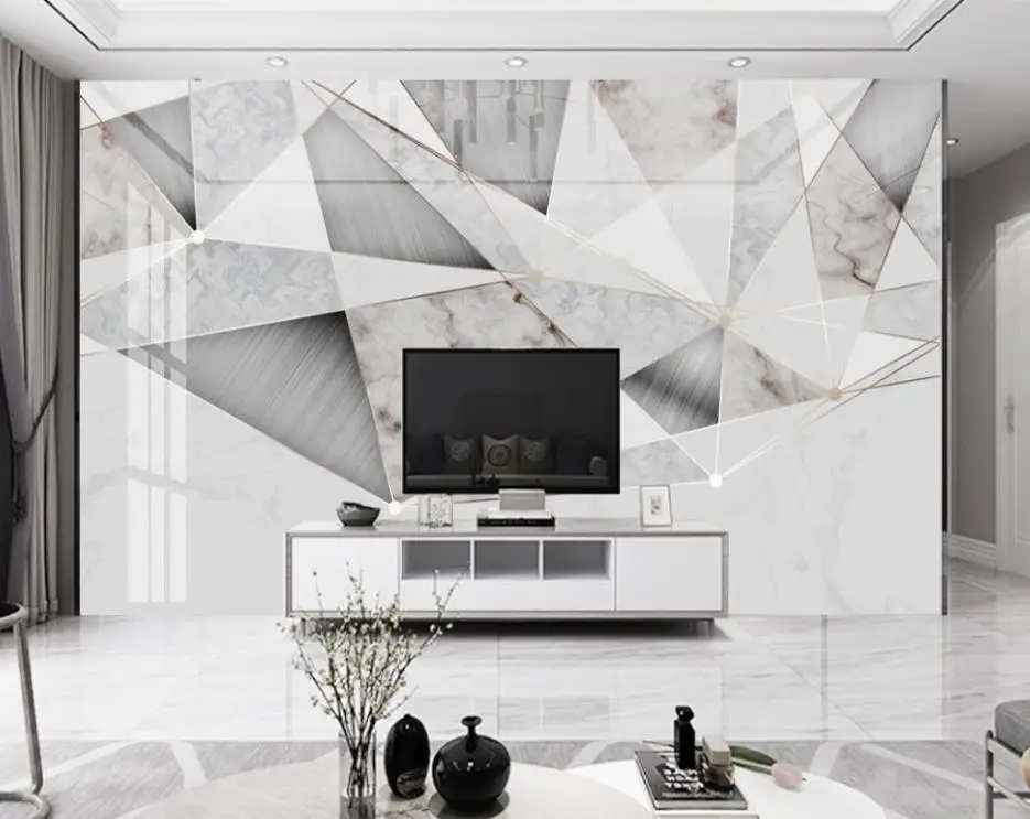 Custom 3D wallpaper for bedroom walls living room Marble geometry wall mural 3d Creative abstract background wall 
Custom 3D wallpaper for bedroom walls living room Marble geometry wall mural 3d Creative abstract background wall
