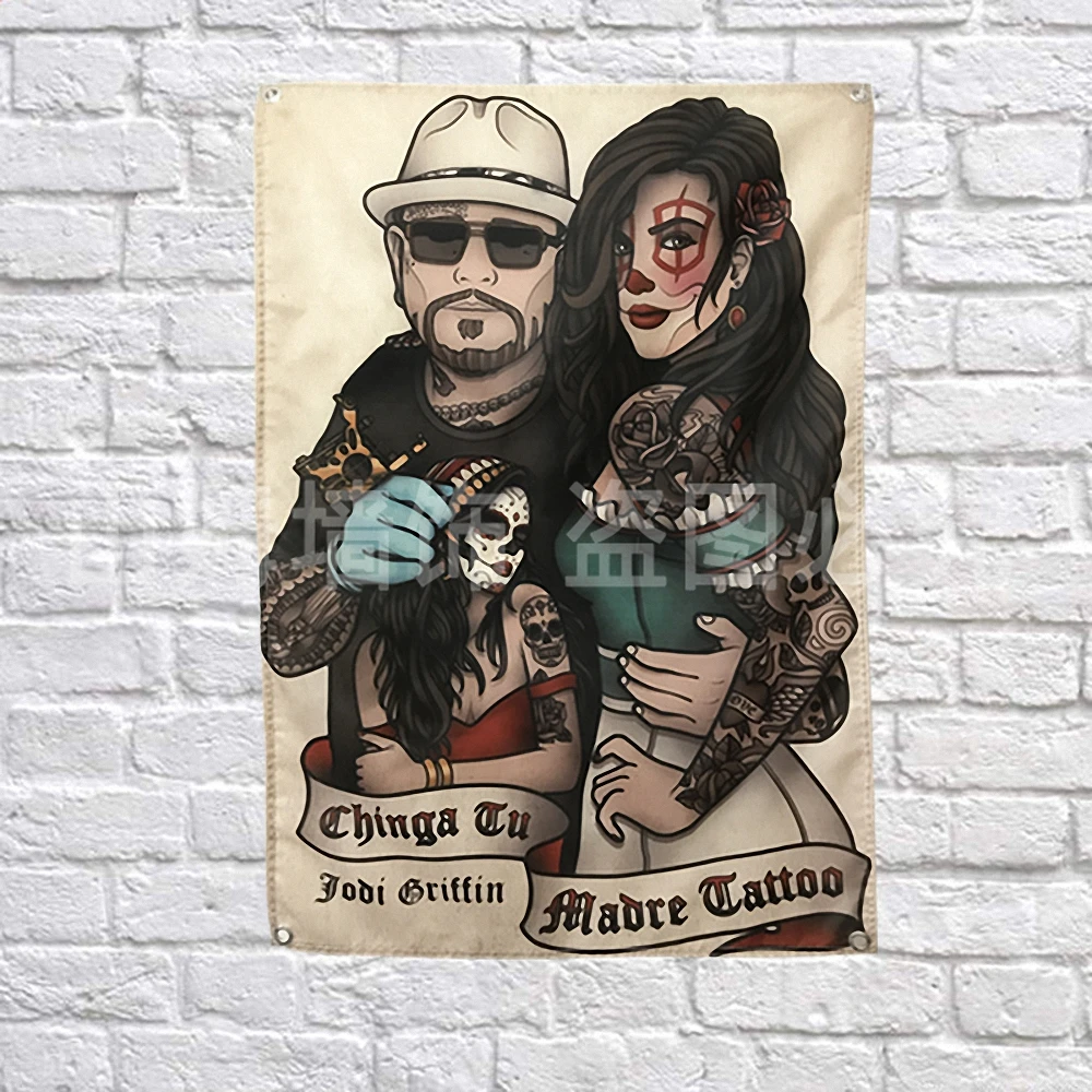 Old school Tattoos Poster Banners Bar Cafe Hotel Theme Wall Decor Tattoo Tool Hanging Art Waterproof Cloth Polyester Fabric Flag
Old school Tattoos Poster Banners Bar Cafe Hotel Theme Wall Decor Tattoo Tool Hanging Art Waterproof Cloth Polyester Fabric Flag