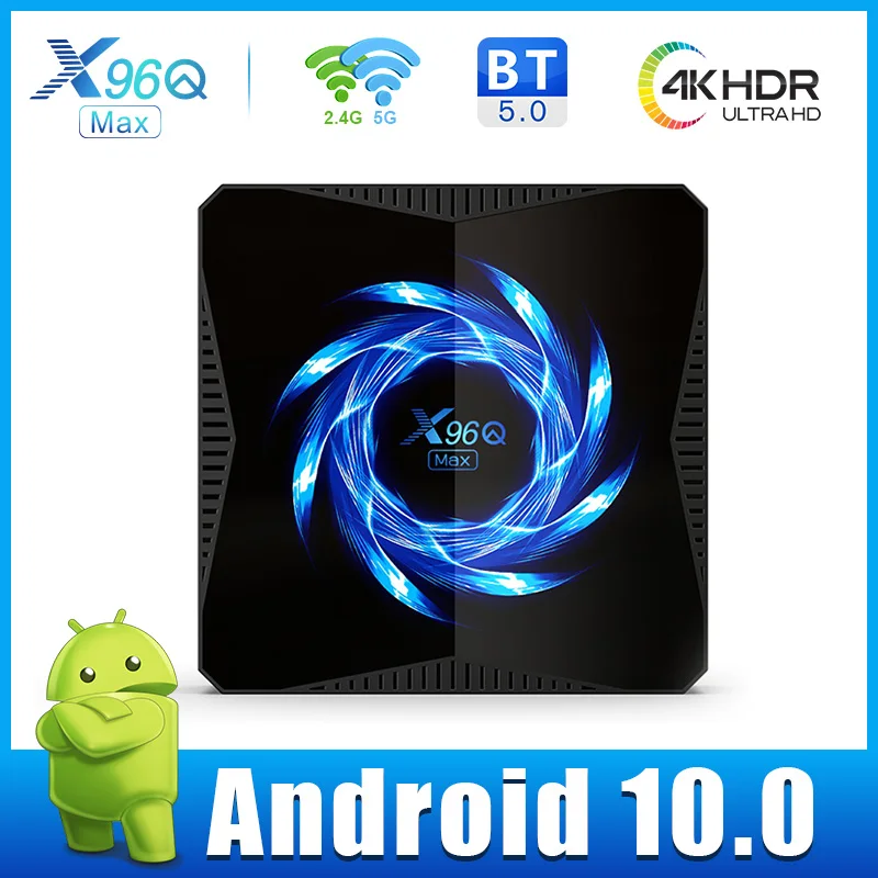 X96Q MAX Smart TV Box Android 10 4GB 32GB 64GB 4K H.265 Media Player 2.4G/5.8G WiFi Set Top Box Android Tv Box
X96Q MAX Smart TV Box Android 10 4GB 32GB 64GB 4K H.265 Media Player 2.4G/5.8G WiFi Set Top Box Android Tv Box