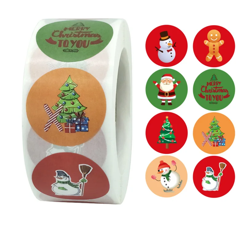 Round Cartoon Sticker Seal Labels 500 Pcs Christmas Stationery Sticker For Mailing Supplies Packaging Decoration Stickers
Round Cartoon Sticker Seal Labels 500 Pcs Christmas Stationery Sticker For Mailing Supplies Packaging Decoration Stickers