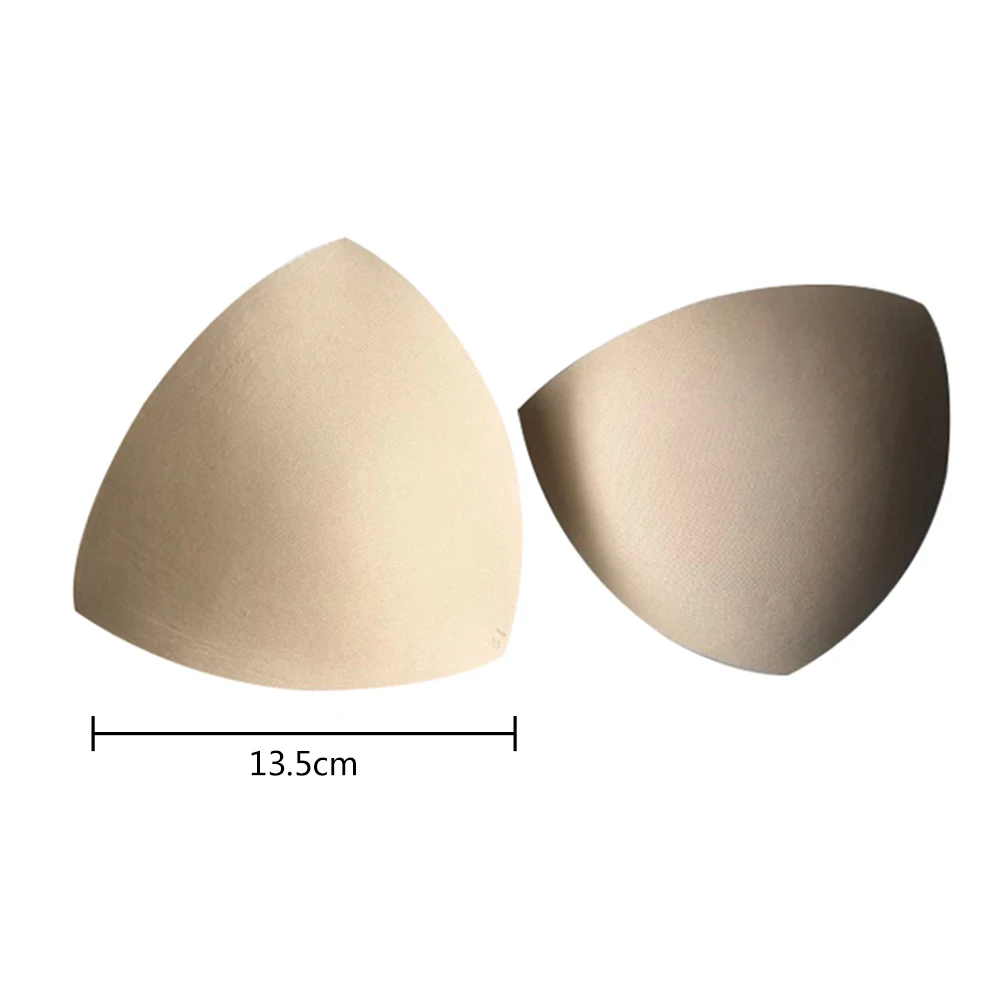 Women Triangle Cups Bikini Sports Bra Pad Chest Push Up Insert Foam Pads Swimsuit Padding Accessories
Women Triangle Cups Bikini Sports Bra Pad Chest Push Up Insert Foam Pads Swimsuit Padding Accessories