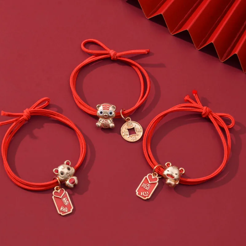 Red Tiger Pendant Hair Rope Hair Scrunchies Girl Elastic Hair Band Ring Ponytail Holder The Year of Tiger Hair Tie Free Shipping
Red Tiger Pendant Hair Rope Hair Scrunchies Girl Elastic Hair Band Ring Ponytail Holder The Year of Tiger Hair Tie Free Shipping