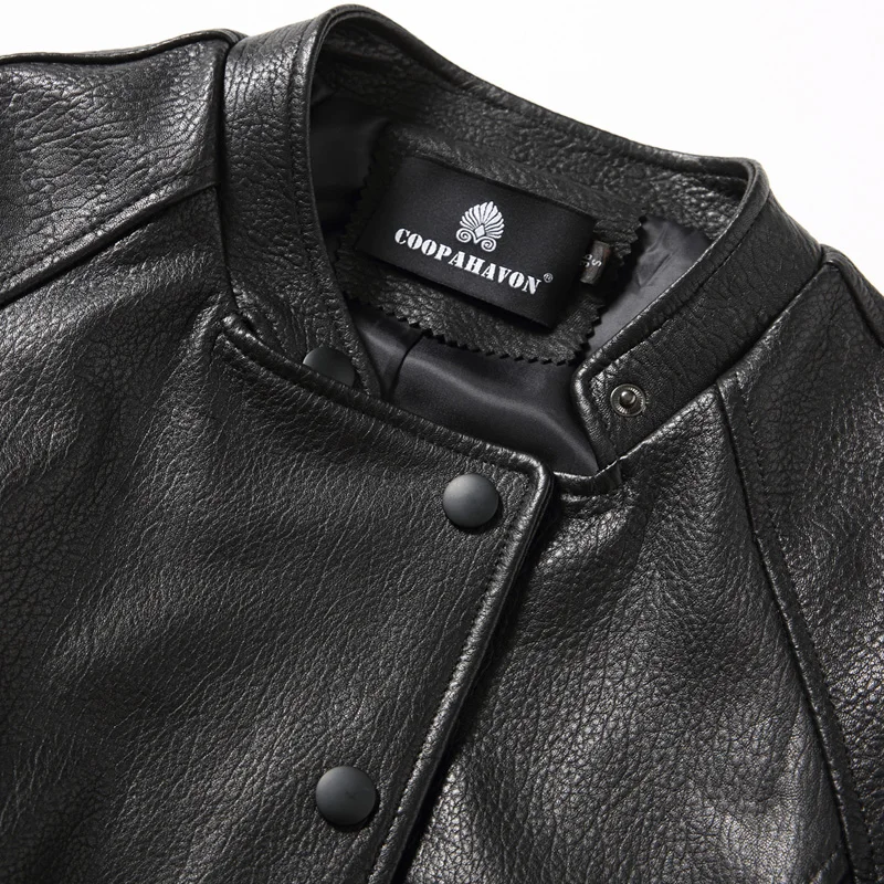 Fall winter new fashion leather jacket sheepskin short loose heining leather jacket
Fall winter new fashion leather jacket sheepskin short loose heining leather jacket