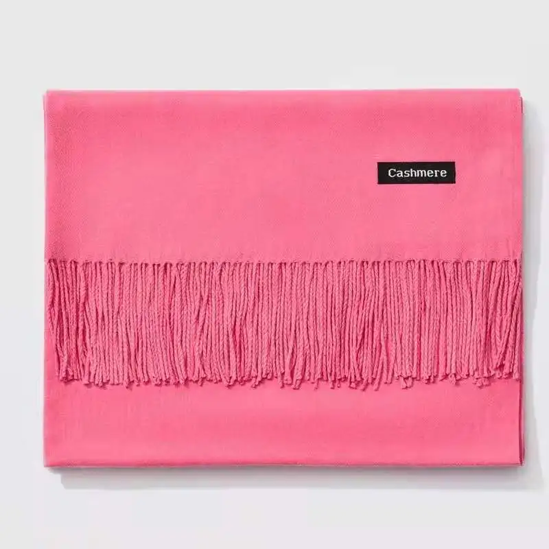 2020 Thickened solid-color imitation cashmere scarf in autumn and winter for women with shawls tassel to keep warm cashmere
2020 Thickened solid-color imitation cashmere scarf in autumn and winter for women with shawls tassel to keep warm cashmere