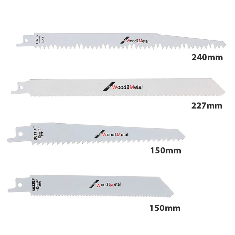 8Pcs Reciprocating Saw Blade For 611DF/S922EF/S1122HF/S1531-L MakitaHitach Woodworking Tools Accessory Wood Metal PVC Cutting
8Pcs Reciprocating Saw Blade For 611DF/S922EF/S1122HF/S1531-L MakitaHitach Woodworking Tools Accessory Wood Metal PVC Cutting