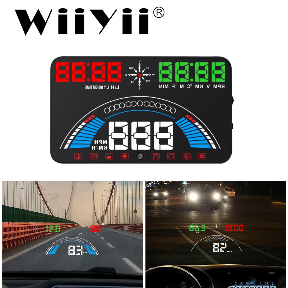 WiiYii S7 HUD Head Up Display Car OBD2 GPS Temperatura Speedometer For Auto Accesso Electronics Data Diagnostic Tool
WiiYii S7 HUD Head Up Display Car OBD2 GPS Temperatura Speedometer For Auto Accesso Electronics Data Diagnostic Tool