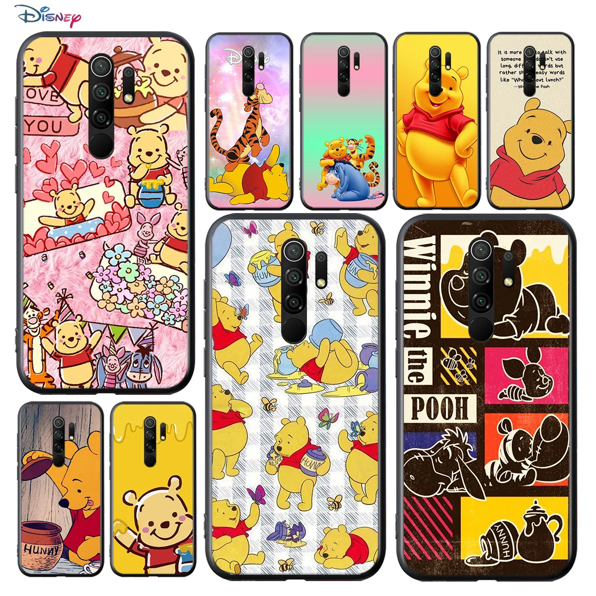 Disney Cartoon Animation Pooh Bear For Xiaomi Redmi K40 K30T K30S K30i K20 10X 9T 9i Ultra Pro 5G TPU Silicone Black Phone Case
Disney Cartoon Animation Pooh Bear For Xiaomi Redmi K40 K30T K30S K30i K20 10X 9T 9i Ultra Pro 5G TPU Silicone Black Phone Case