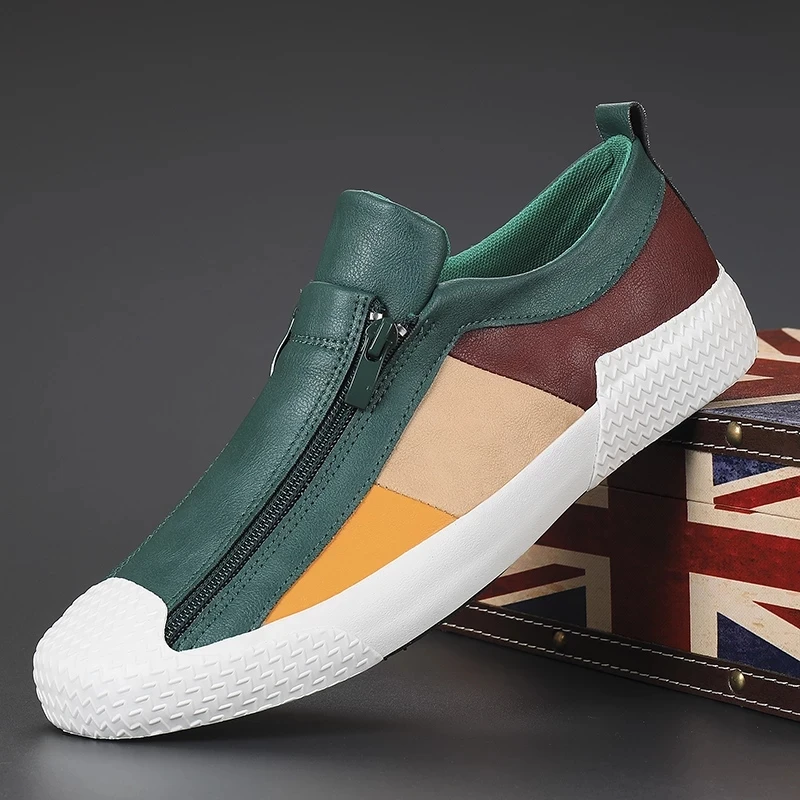 Men's Leather Casual Shoes Designer Sneakers Breathable Men Loafers Shoes Soft Sole Comfortable Casual shoes Flats Size 38-44
Men's Leather Casual Shoes Designer Sneakers Breathable Men Loafers Shoes Soft Sole Comfortable Casual shoes Flats Size 38-44