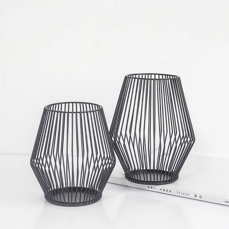 Black Metal Wire Tea Light Candle Holder for Indoor Outdoor Home Decorations
Black Metal Wire Tea Light Candle Holder for Indoor Outdoor Home Decorations