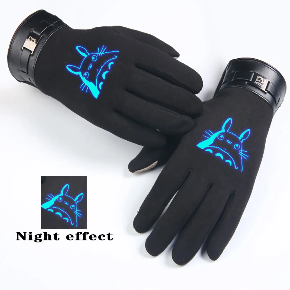 New Winter Luminous Anime Totoro Prints Warm Fleece Lined Touch Screen Gloves For Men Mittens
New Winter Luminous Anime Totoro Prints Warm Fleece Lined Touch Screen Gloves For Men Mittens