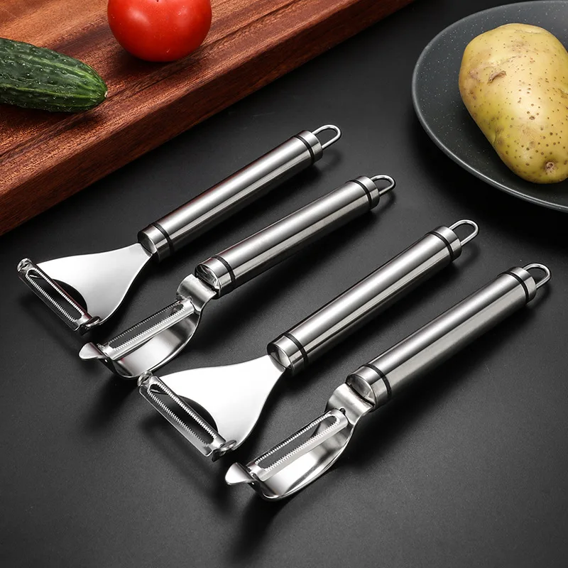 304 Stainless Steel Multi-function Vegetable Peeler Cutter Peeler Potato Tools Kitchen Accessories
304 Stainless Steel Multi-function Vegetable Peeler Cutter Peeler Potato Tools Kitchen Accessories