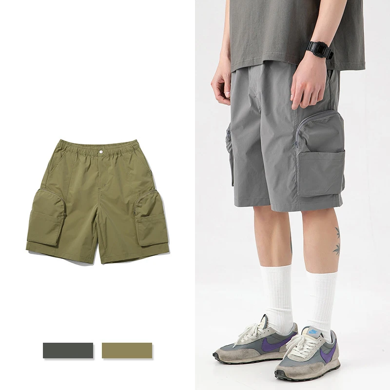 SP1204 New Summer Men Cargo Shorts Japanese Vintage Tooling Three-Dimensional Zipper Pockets Loose Casual Male Pants Clothing
SP1204 New Summer Men Cargo Shorts Japanese Vintage Tooling Three-Dimensional Zipper Pockets Loose Casual Male Pants Clothing