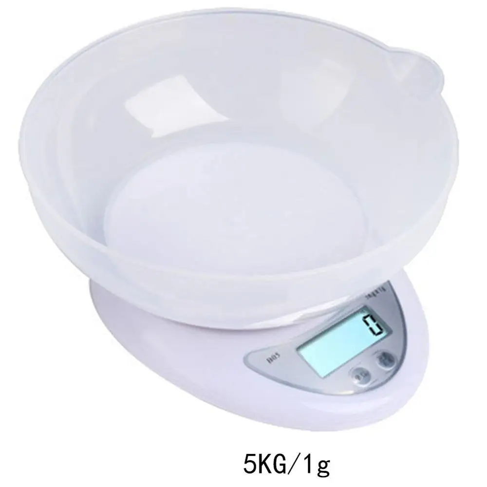 ABS Mini Electronic Scale Kitchen Scale Digital Scale 5kg 1g B05 LCD Display Cooking Tool with Tray Portable
ABS Mini Electronic Scale Kitchen Scale Digital Scale 5kg 1g B05 LCD Display Cooking Tool with Tray Portable