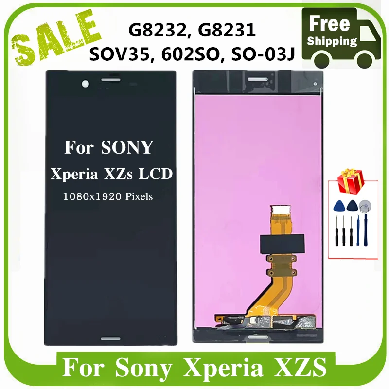 

5.2" Original LCD Digitizer For Sony Xperia XZS G8232 G8231 Display Touch Screen Assembly Replacement Display For Sony XZs LCD