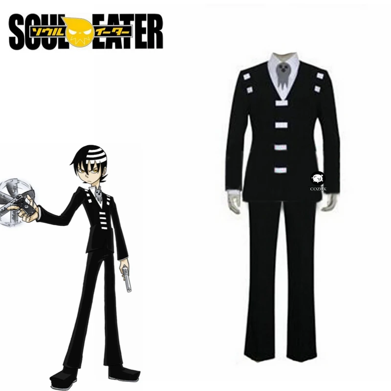 Аниме Костюм Soul Eater Death The Kid форма тканевый костюм для косплея полный набор для Хэллоуина Костюм Любой Размер
Аниме Костюм Soul Eater Death The Kid форма тканевый костюм для косплея полный набор для Хэллоуина Костюм Любой Размер