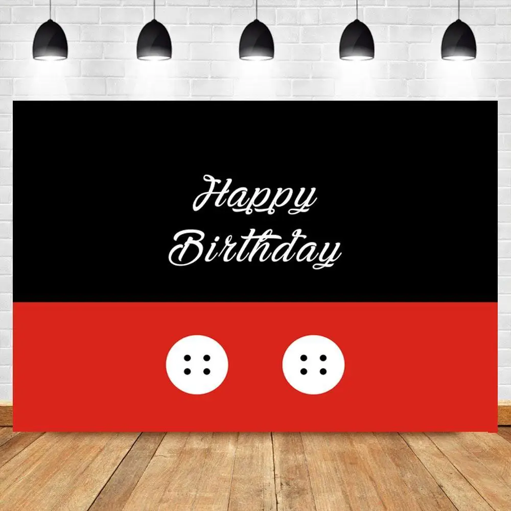 Black Red Happy Birthday Backdrop Photography Buttons Patterns Newborn Baby Kids Birthday Cake Table Wall Decor Background Photo
Black Red Happy Birthday Backdrop Photography Buttons Patterns Newborn Baby Kids Birthday Cake Table Wall Decor Background Photo