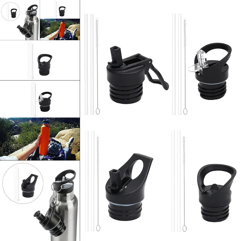 4 in 1 Straw Lid Multi Compatible Sports Insulated Water Bottle Replacement Lids w/ Straw Cleaning Brush for Water Bottle
4 in 1 Straw Lid Multi Compatible Sports Insulated Water Bottle Replacement Lids w/ Straw Cleaning Brush for Water Bottle