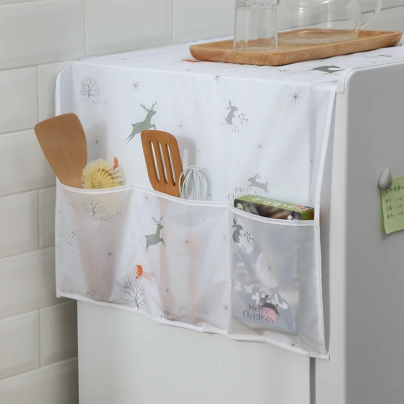 Printed PEVA Washing Machine Cover Multipurpose Household Refrigerator Pocket Dust Proof Cover Home Textile Products Dust Cloth
Printed PEVA Washing Machine Cover Multipurpose Household Refrigerator Pocket Dust Proof Cover Home Textile Products Dust Cloth