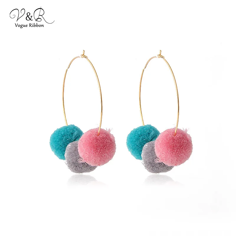 Vogue ленты DIY ручной работы изготовления ювелирных изделий Шарм Подвески Pom мяч