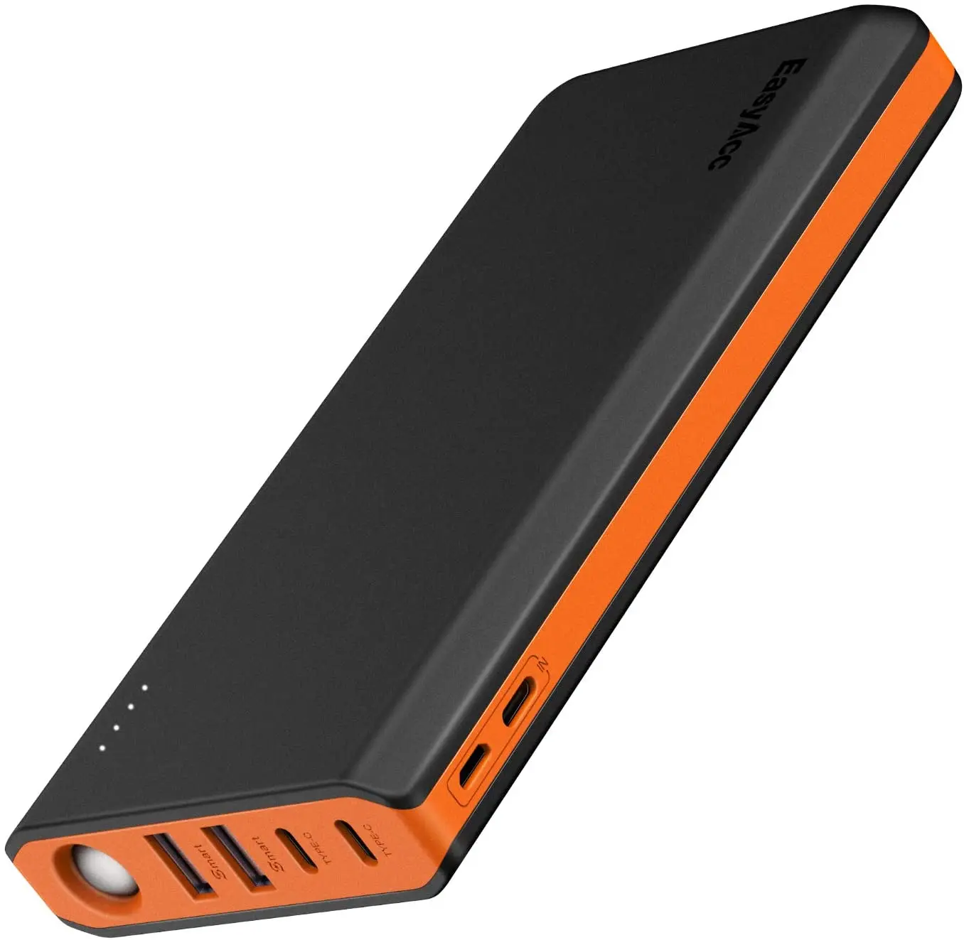 EasyAcc 20000mAh Powerbank 4 Outputs & 2 Inputs with Flashlight External Battery Charger Type C for iPhone iPad Samsung Orange
EasyAcc 20000mAh Powerbank 4 Outputs & 2 Inputs with Flashlight External Battery Charger Type C for iPhone iPad Samsung Orange