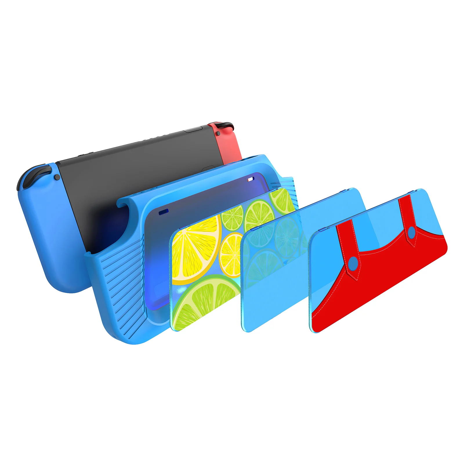 Replaceable Game Machine Protective Case Anti-Scratch Protective Cover for Nintendo Switch Shock-Absorption All-round Protection
Replaceable Game Machine Protective Case Anti-Scratch Protective Cover for Nintendo Switch Shock-Absorption All-round Protection