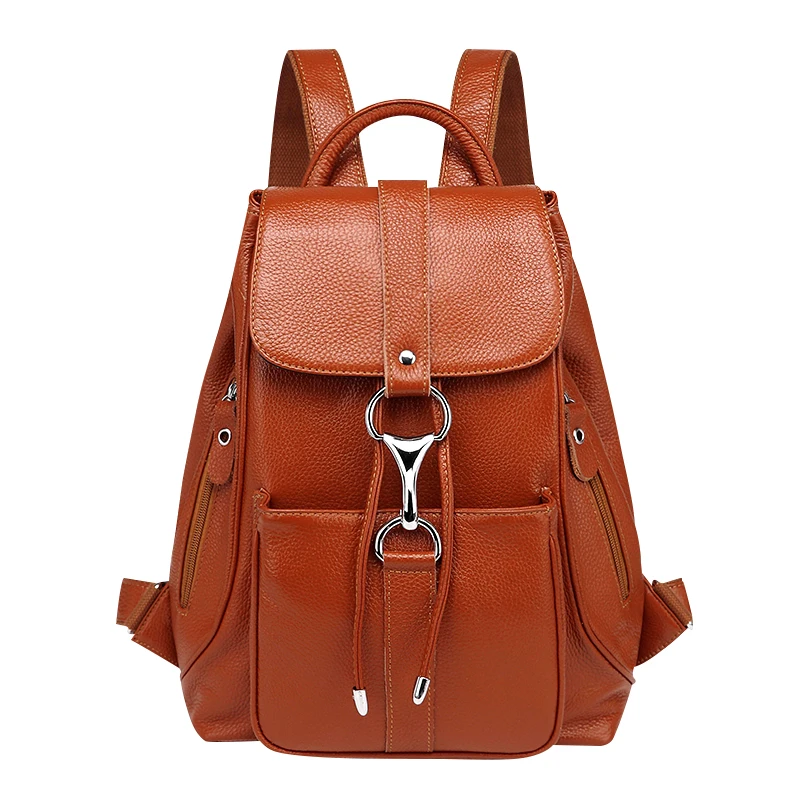 Female Leather Backpack Soft Leather Cow Leather Student Backpack Girly and Fashion Backpack
Female Leather Backpack Soft Leather Cow Leather Student Backpack Girly and Fashion Backpack