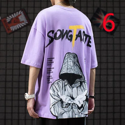 Summer men's short-sleeved t-shirt Korean version of the trend 2021 new cotton loose
Summer men's short-sleeved t-shirt Korean version of the trend 2021 new cotton loose