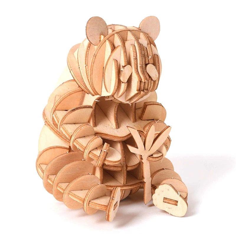 3D Wooden Puzzle Toy Assembly Model DIY Animal Panda Toys Puzzles Wood Craft Kits Desk Decoration for Children Kid Gift
3D Wooden Puzzle Toy Assembly Model DIY Animal Panda Toys Puzzles Wood Craft Kits Desk Decoration for Children Kid Gift