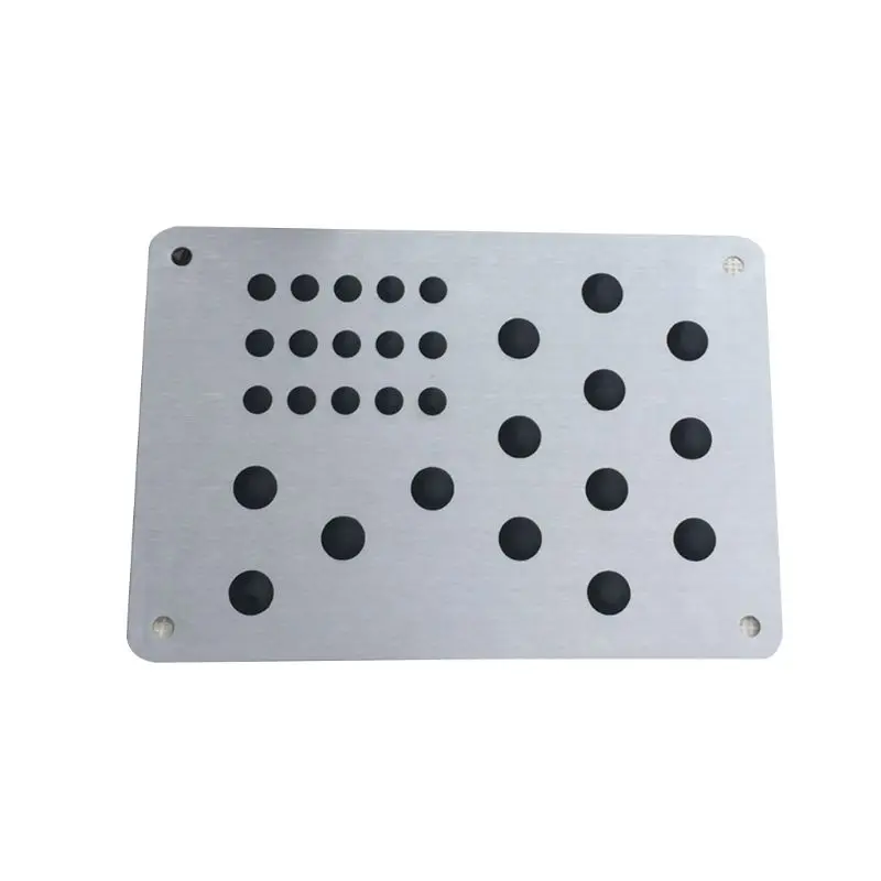 Universal Aluminum Car Floor Mat Patch Non-slip Heel Plate Footrest Pedal 781B 
Universal Aluminum Car Floor Mat Patch Non-slip Heel Plate Footrest Pedal 781B