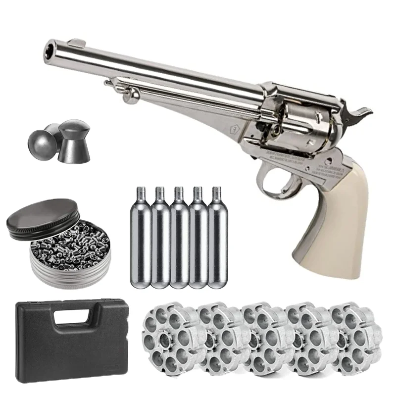 Asg,Lead gun Smith M500 revolver gun 5 pieces of 2 carbon dioxide bullets and a pack of 500 carat lead bullets Metal wall decor
Asg,Lead gun Smith M500 revolver gun 5 pieces of 2 carbon dioxide bullets and a pack of 500 carat lead bullets Metal wall decor