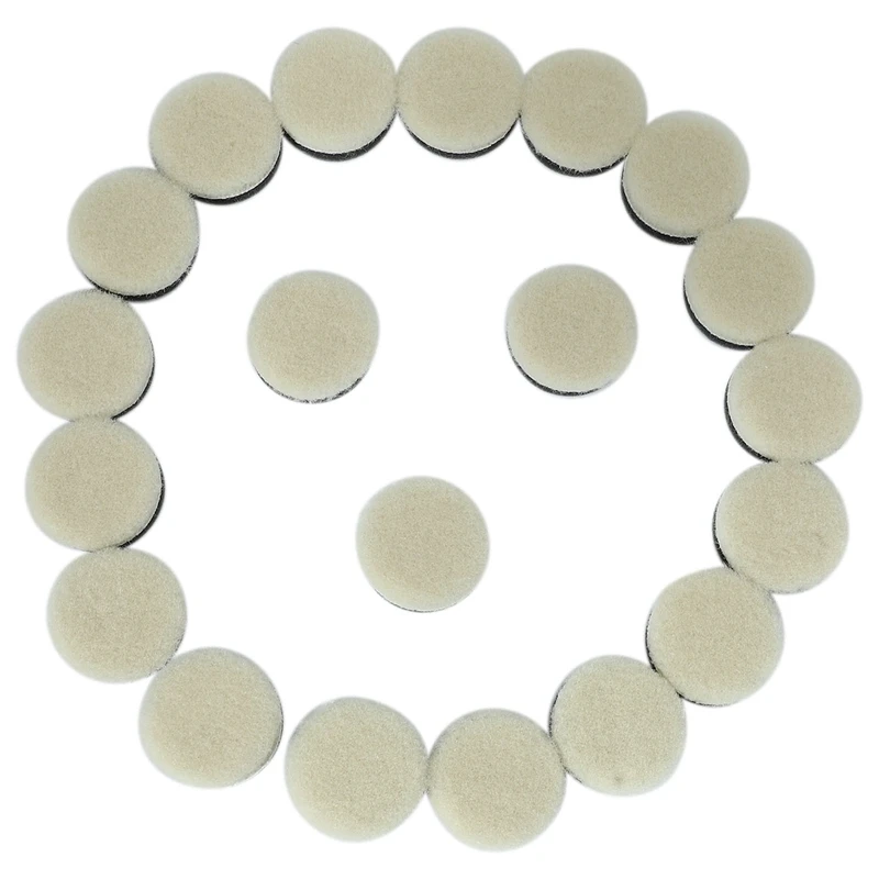 20Pcs 1Inch Wool Polishing Pad Buffing Pads for Car or Glass Polishing Detail Mirror Finish Polish Cleaning Tool
20Pcs 1Inch Wool Polishing Pad Buffing Pads for Car or Glass Polishing Detail Mirror Finish Polish Cleaning Tool