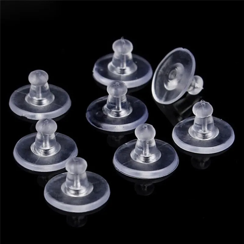 100pcs Women Girls Soft Silicone Clear Earring Back Plugs Stoppers Ear Post Jewelry
100pcs Women Girls Soft Silicone Clear Earring Back Plugs Stoppers Ear Post Jewelry