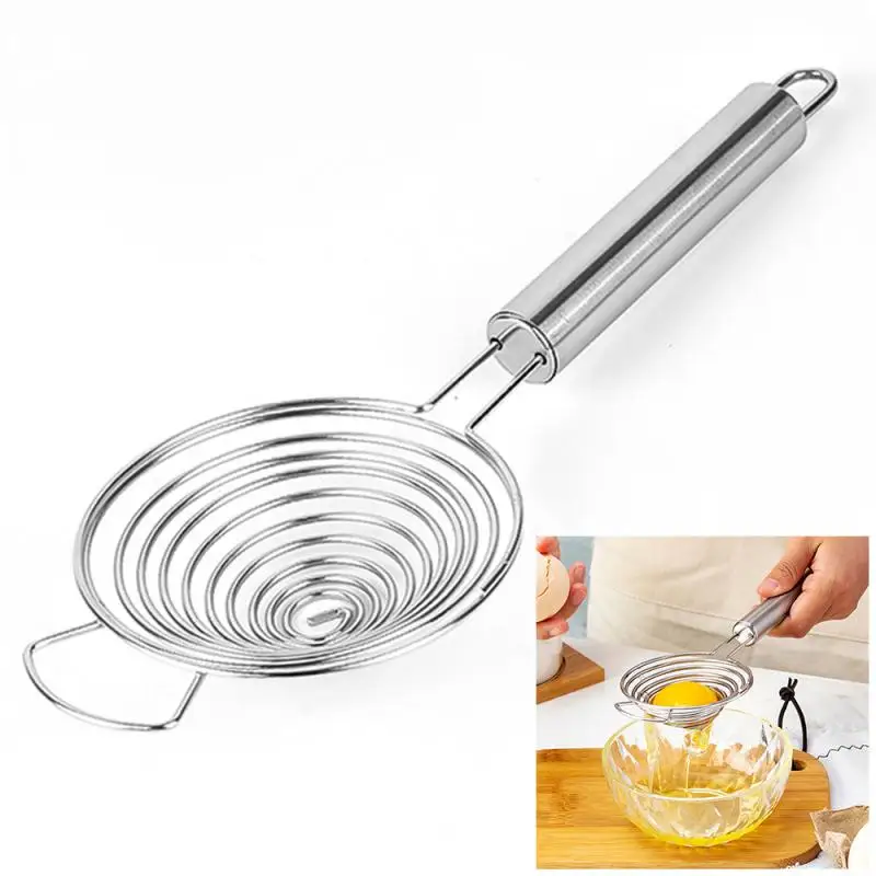 Kitchen Cooking Home Egg Separator Yolk Tools Handheld Cooking Kitchen Divider Tool Stainless Steel For Making Cake Plastic Egg
Kitchen Cooking Home Egg Separator Yolk Tools Handheld Cooking Kitchen Divider Tool Stainless Steel For Making Cake Plastic Egg
